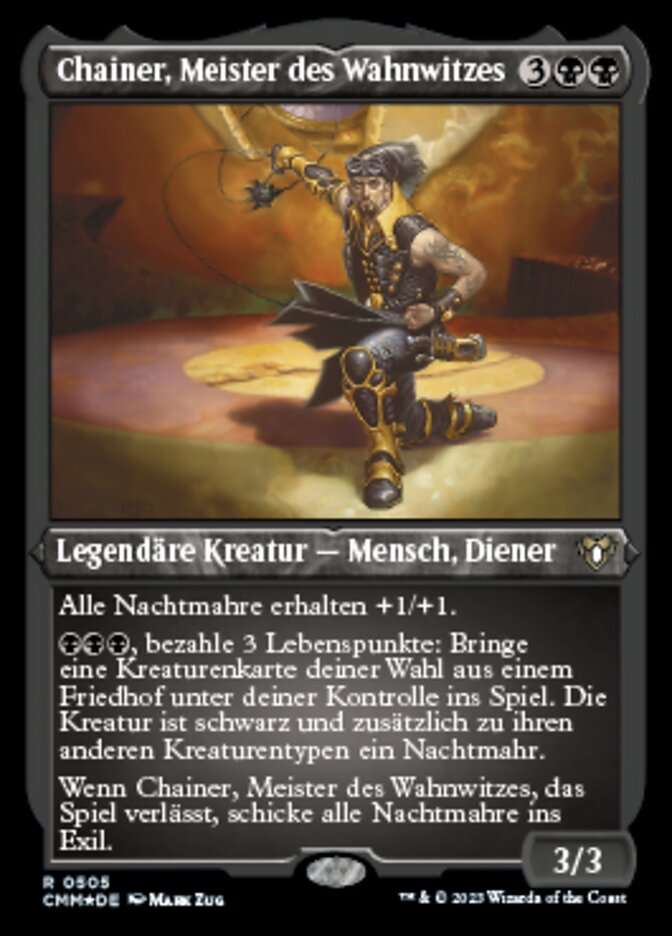 Chainer, Meister des Wahnwitzes - Commander Masters - MTG Print