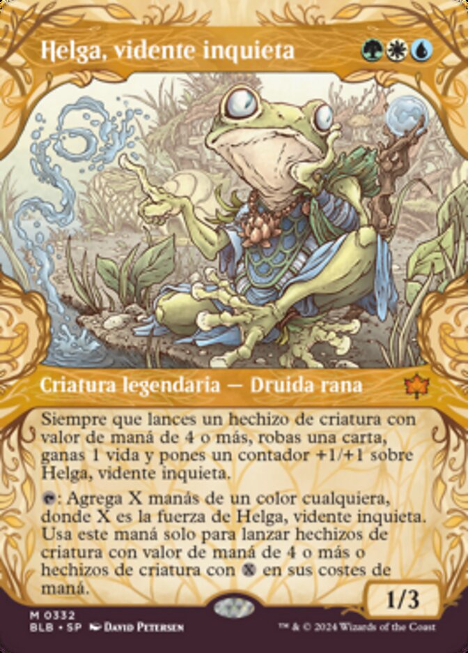 Helga, Skittish Seer (Bloomburrow #332)