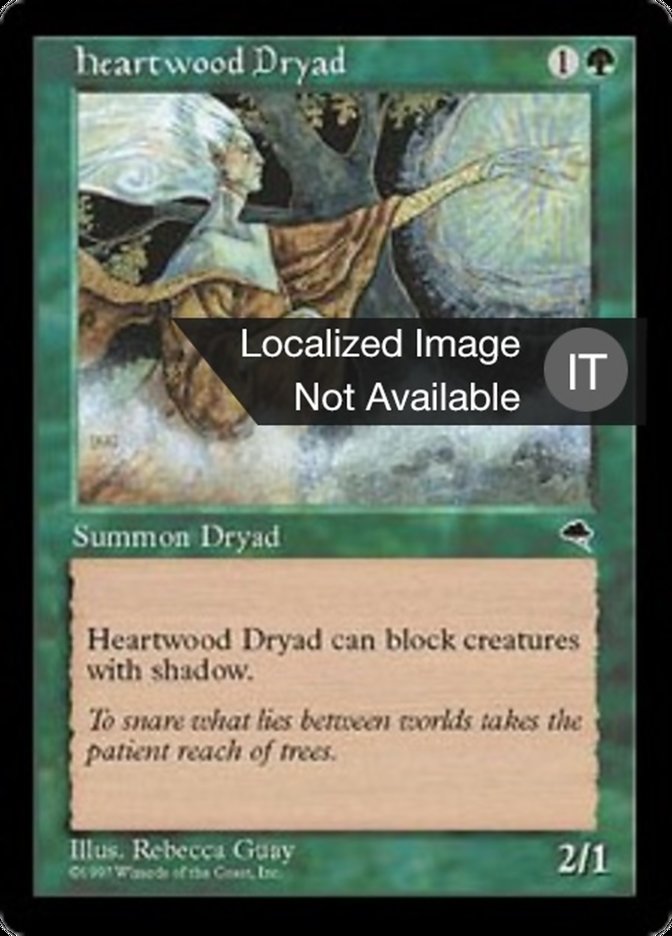 Heartwood Dryad (Tempest #231)