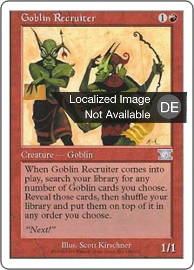 Goblin Recruiter (Classic Sixth Edition #186)