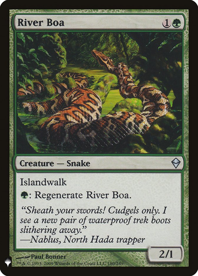 River Boa (The List #ZEN-180)