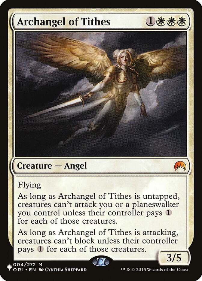 Archangel of Tithes (The List #ORI-4)