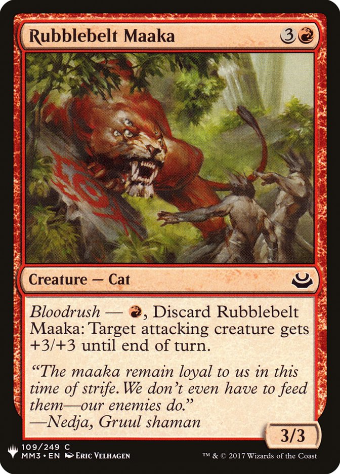 Rubblebelt Maaka (The List #MM3-109)