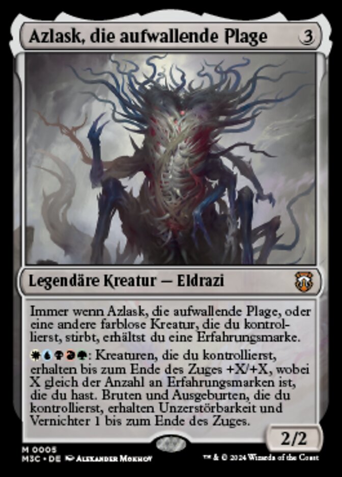 Azlask, the Swelling Scourge (Modern Horizons 3 Commander #5)