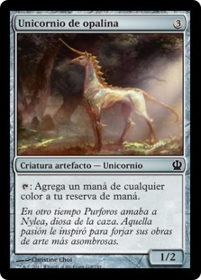 Opaline Unicorn (Theros #218)
