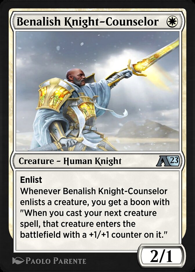 Benalish Knight-Counselor (Alchemy: Dominaria #1)
