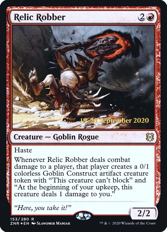 Relic Robber (Zendikar Rising Promos #153s)