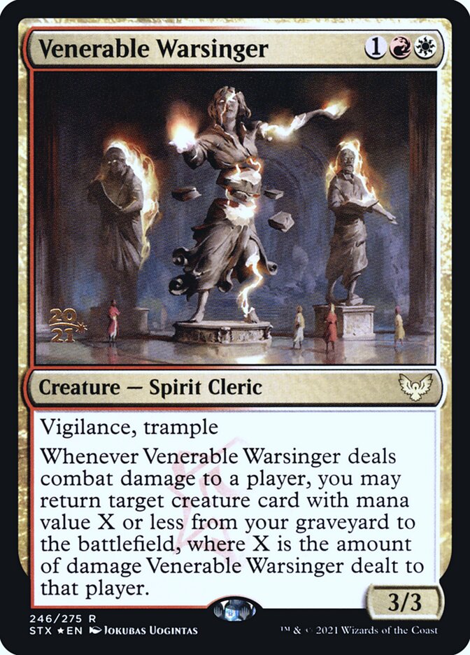 Venerable Warsinger (Strixhaven: School of Mages Promos #246s)