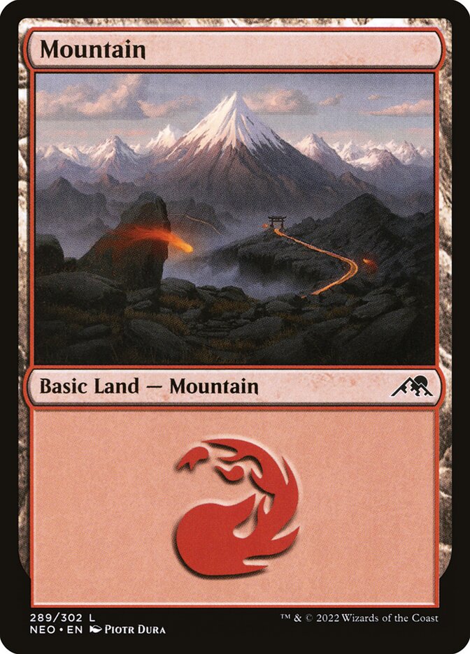 Mountain (Kamigawa: Neon Dynasty #289)