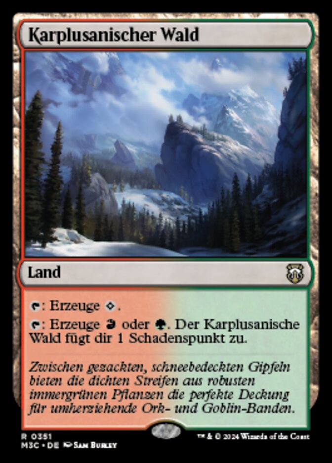 Karplusan Forest (Modern Horizons 3 Commander #351)