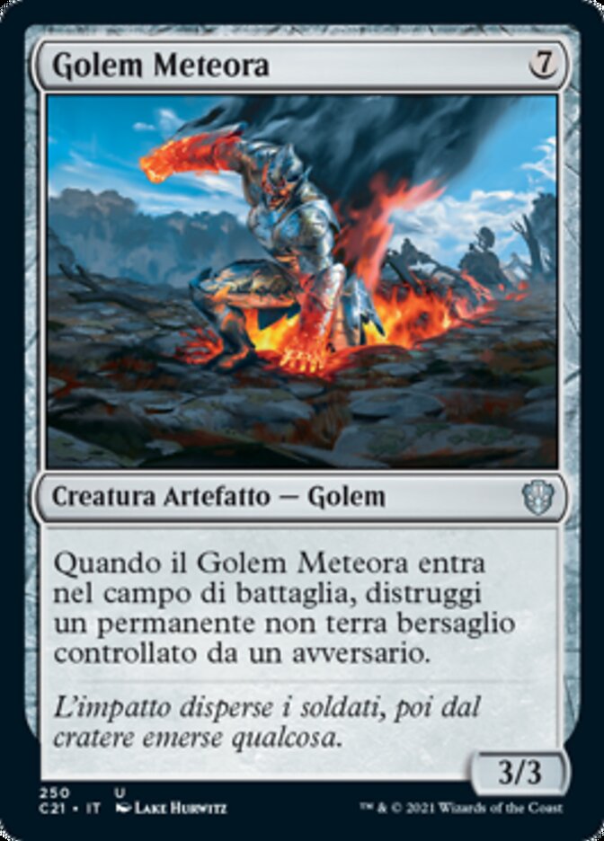 Meteor Golem (Commander 2021 #250)