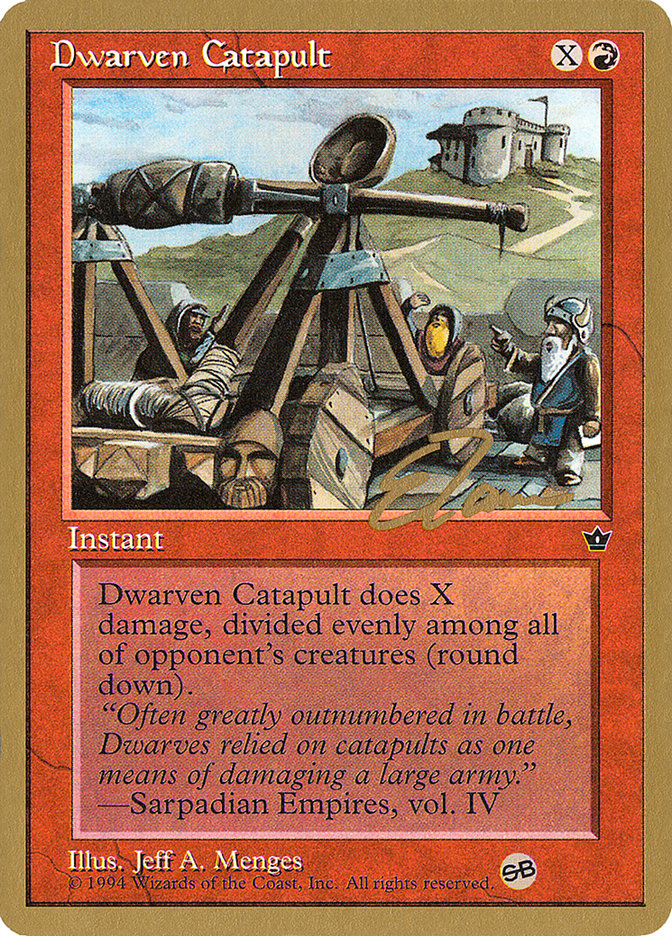Dwarven Catapult (Pro Tour Collector Set #et51sb)