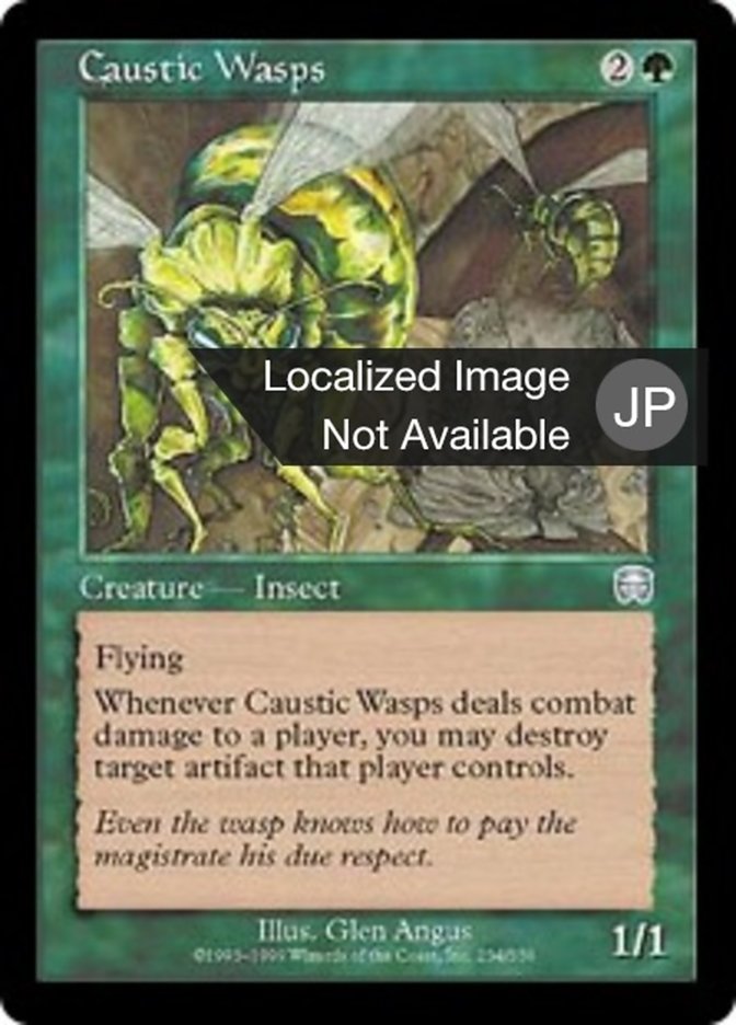 Caustic Wasps (Mercadian Masques #234)