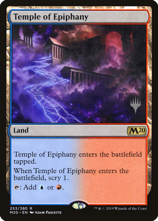 Temple of Epiphany (Core Set 2020 Promos #253p)