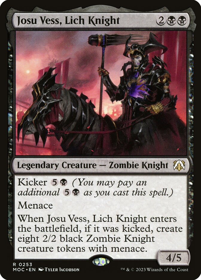 Josu Vess, Lich Knight (March of the Machine Commander #253)