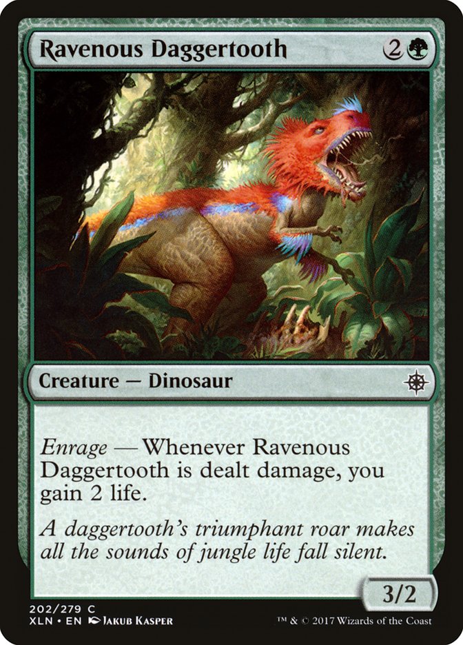 Ravenous Daggertooth (Ixalan #202)