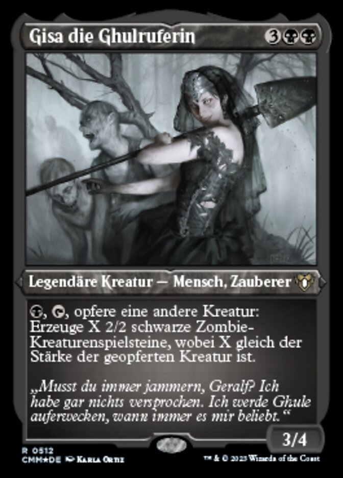 Ghoulcaller Gisa (Commander Masters #512)