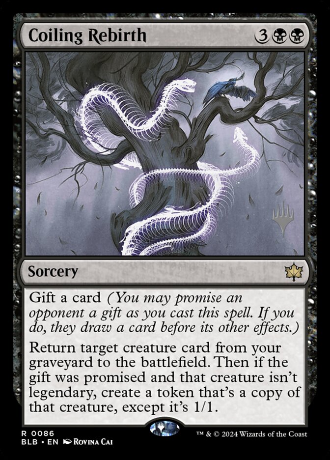 Coiling Rebirth (Bloomburrow Promos #86p)