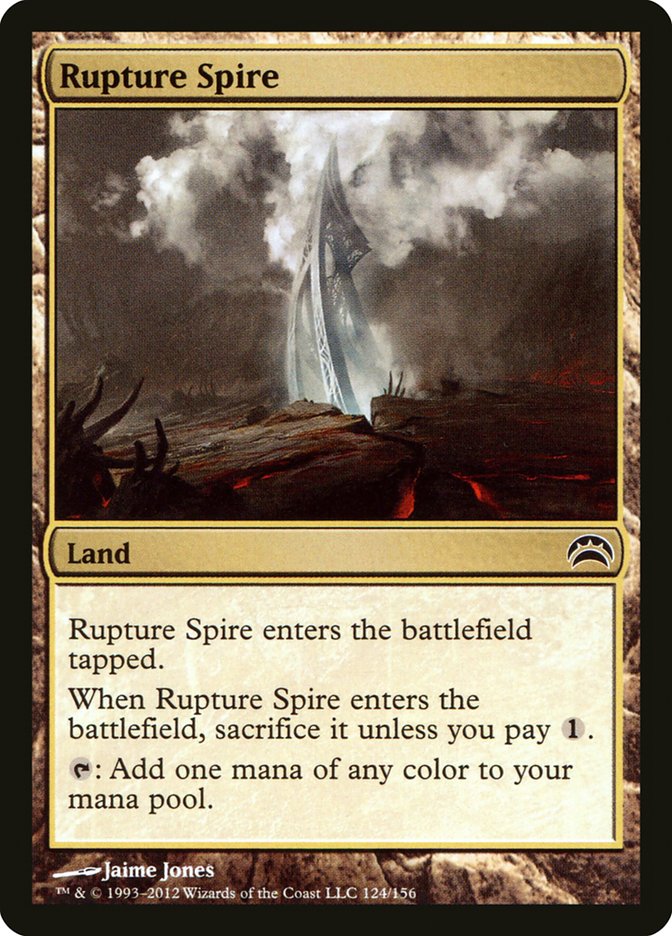 Rupture Spire (Planechase 2012 #124)