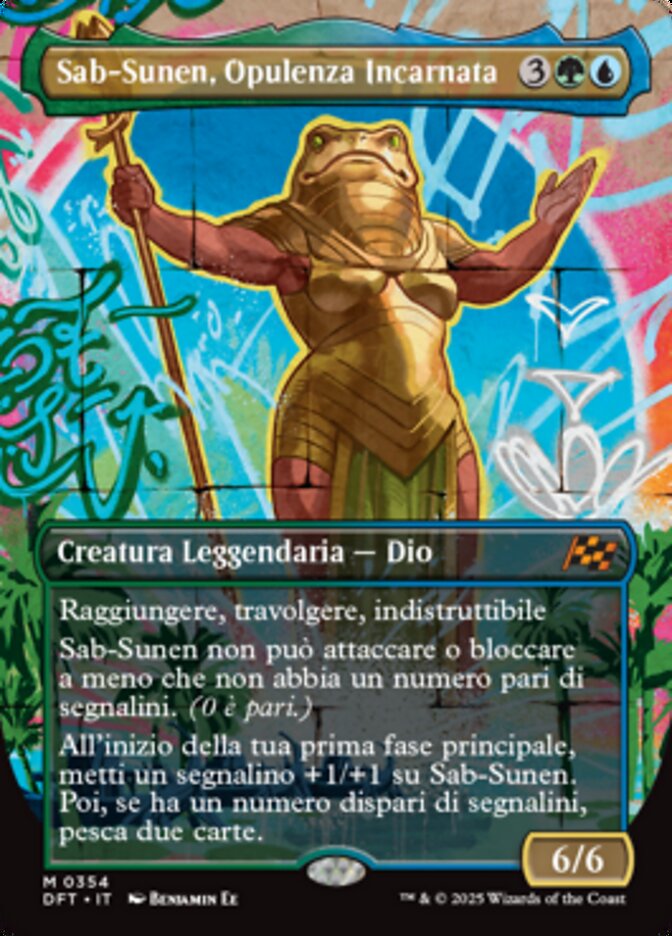 Sab-Sunen, Opulenza Incarnata