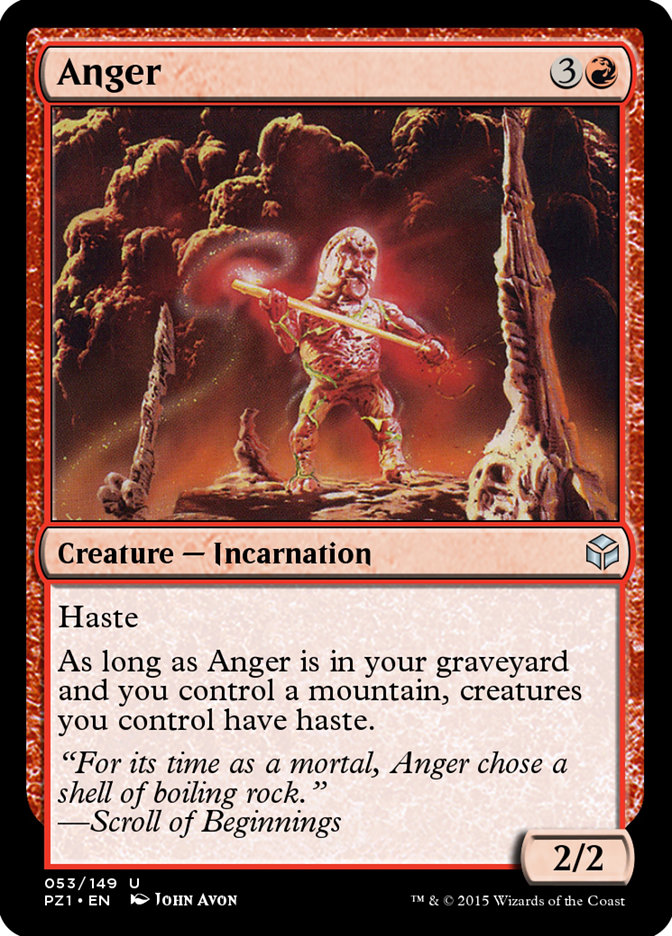Anger (Legendary Cube Prize Pack #53)