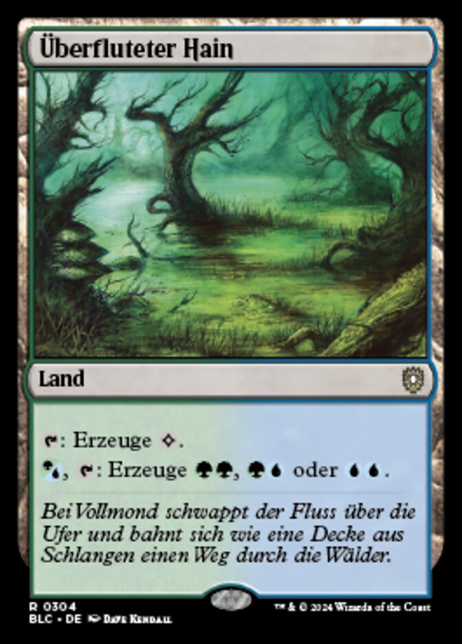 Flooded Grove (Bloomburrow Commander #304)