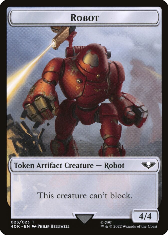 Robot (Warhammer 40,000 Tokens #23)