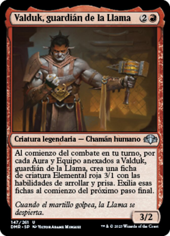 Valduk, Keeper of the Flame (Dominaria Remastered #147)