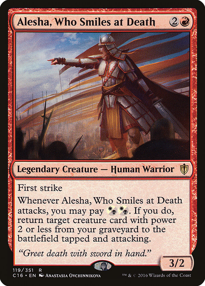 Alesha, Who Smiles at Death (Commander 2016 #119)