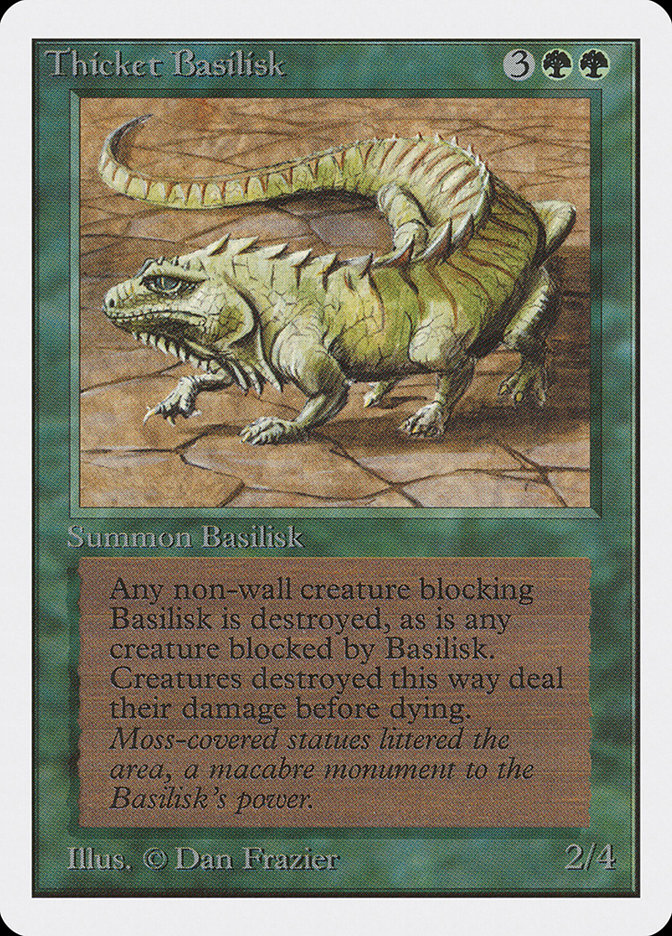 Thicket Basilisk (Unlimited Edition #219)
