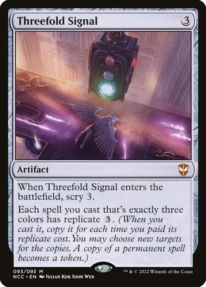 Threefold Signal (New Capenna Commander #93)