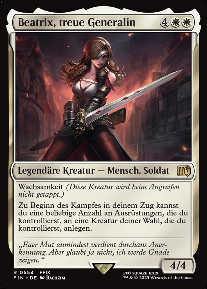 Beatrix, treue Generalin