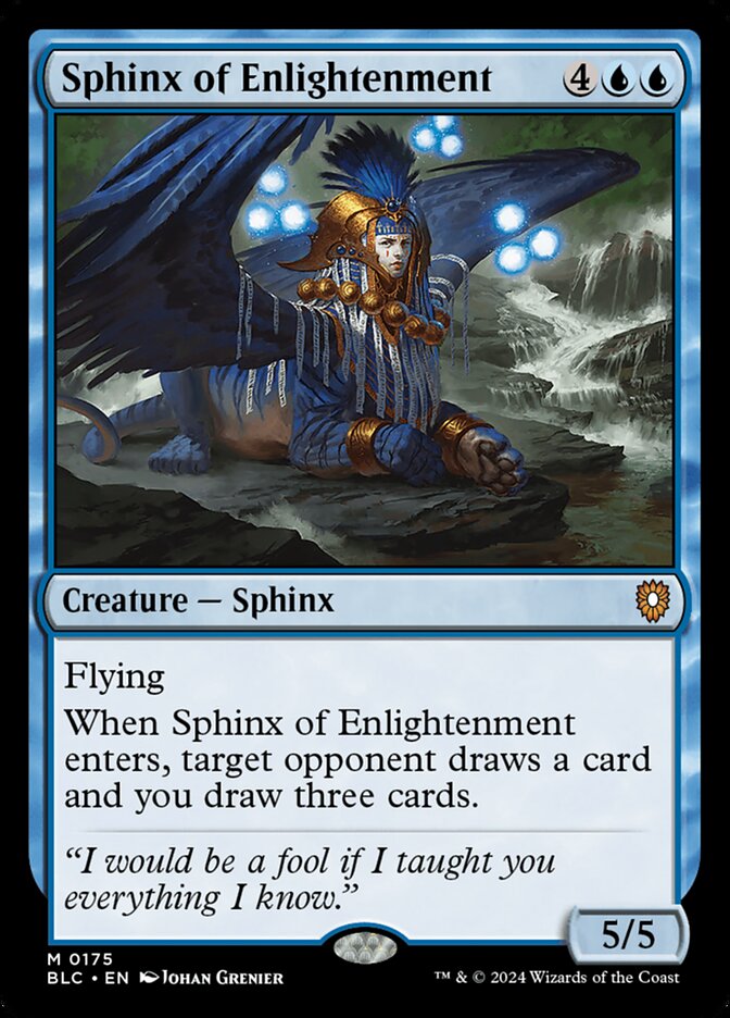 Sphinx of Enlightenment (Bloomburrow Commander #175)