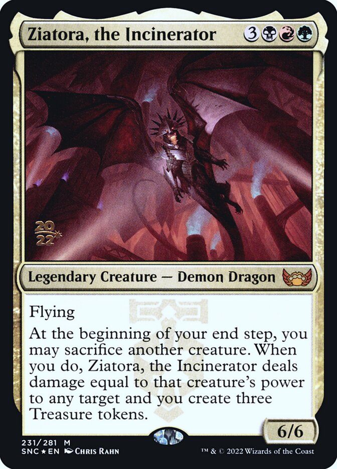 Ziatora, the Incinerator (Streets of New Capenna Promos #231s)