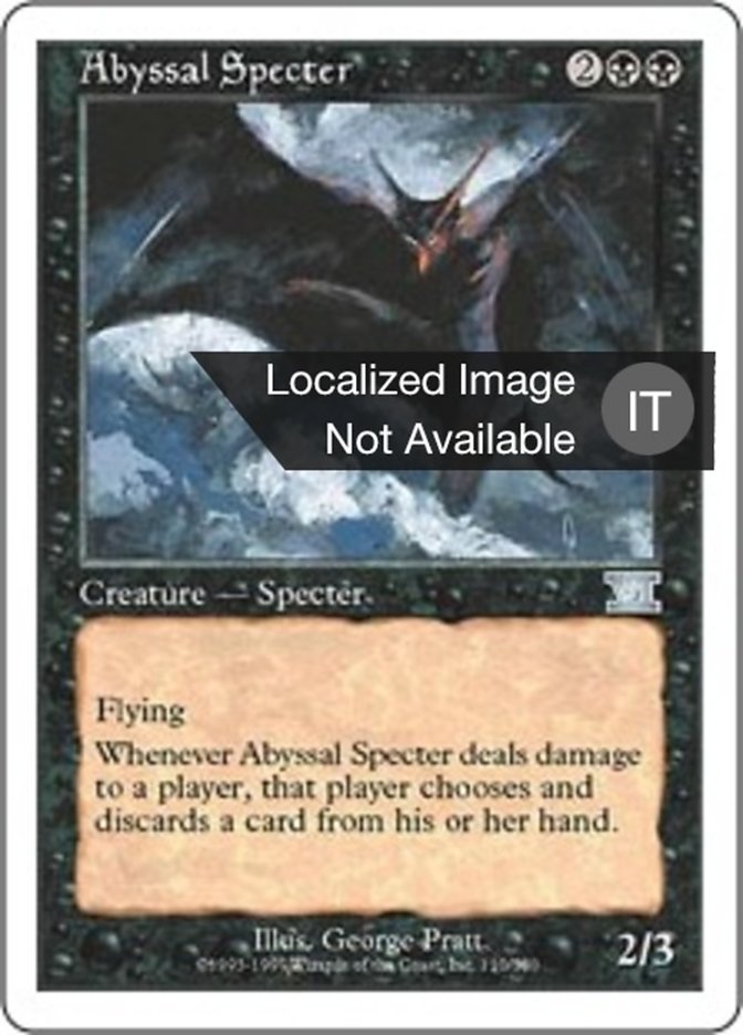 Abyssal Specter (Classic Sixth Edition #110)