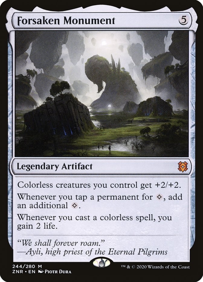 Forsaken Monument (Zendikar Rising #244)