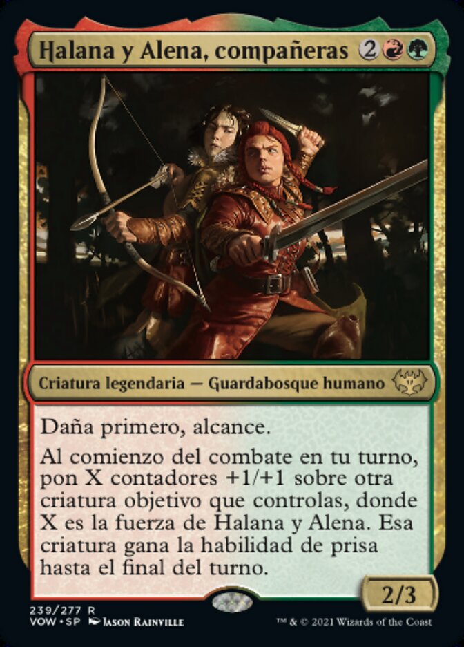 Halana and Alena, Partners (Innistrad: Crimson Vow #239)