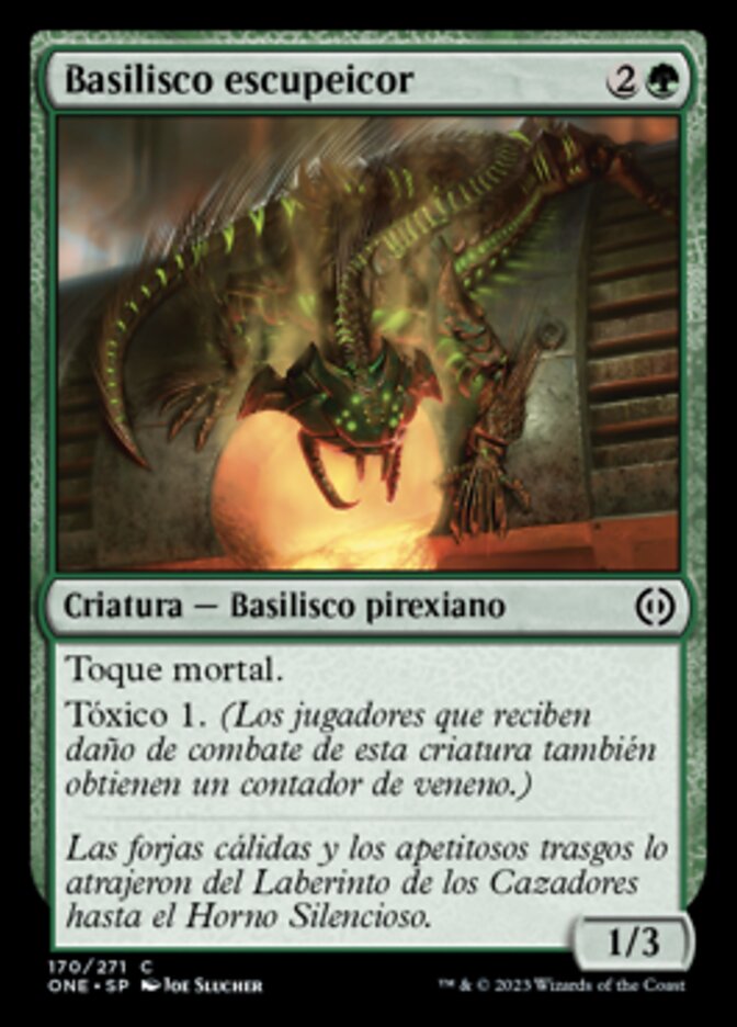 Ichorspit Basilisk (Phyrexia: All Will Be One #170)