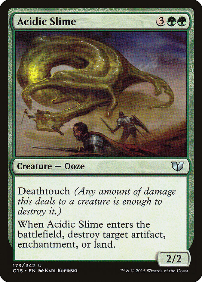 Acidic Slime (Commander 2015 #173)