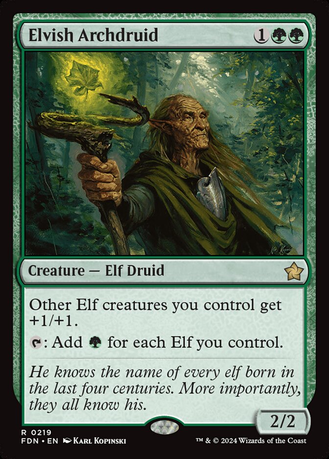 Elvish Archdruid (Foundations #219)