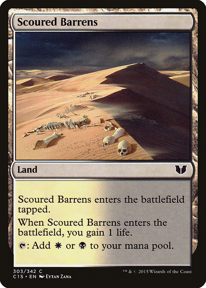 Scoured Barrens (Commander 2015 #303)