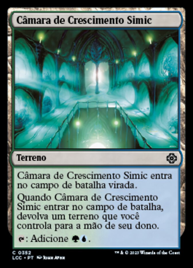 Simic Growth Chamber (The Lost Caverns of Ixalan Commander #352)