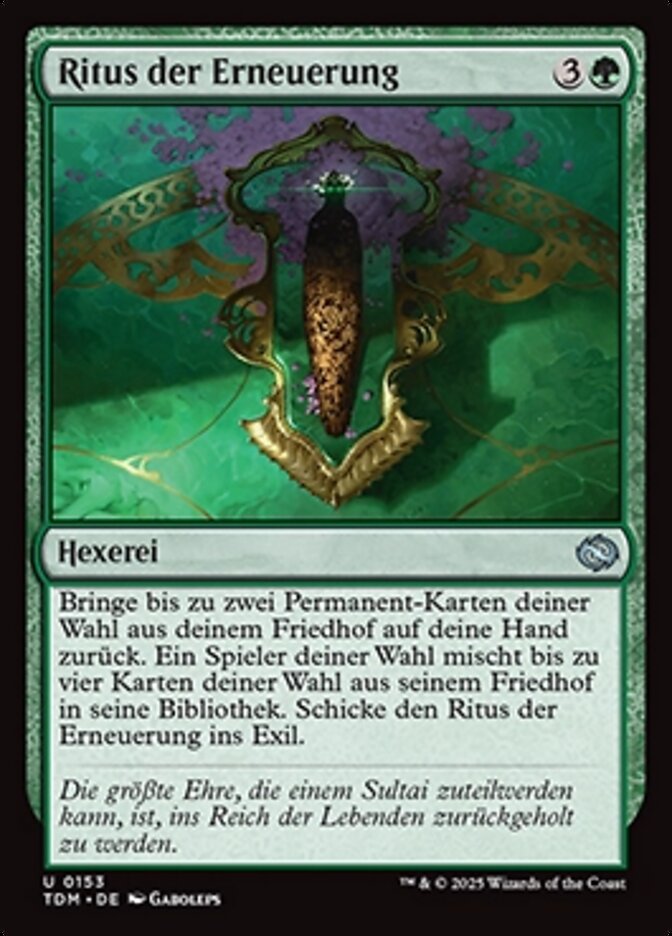Ritus der Erneuerung
