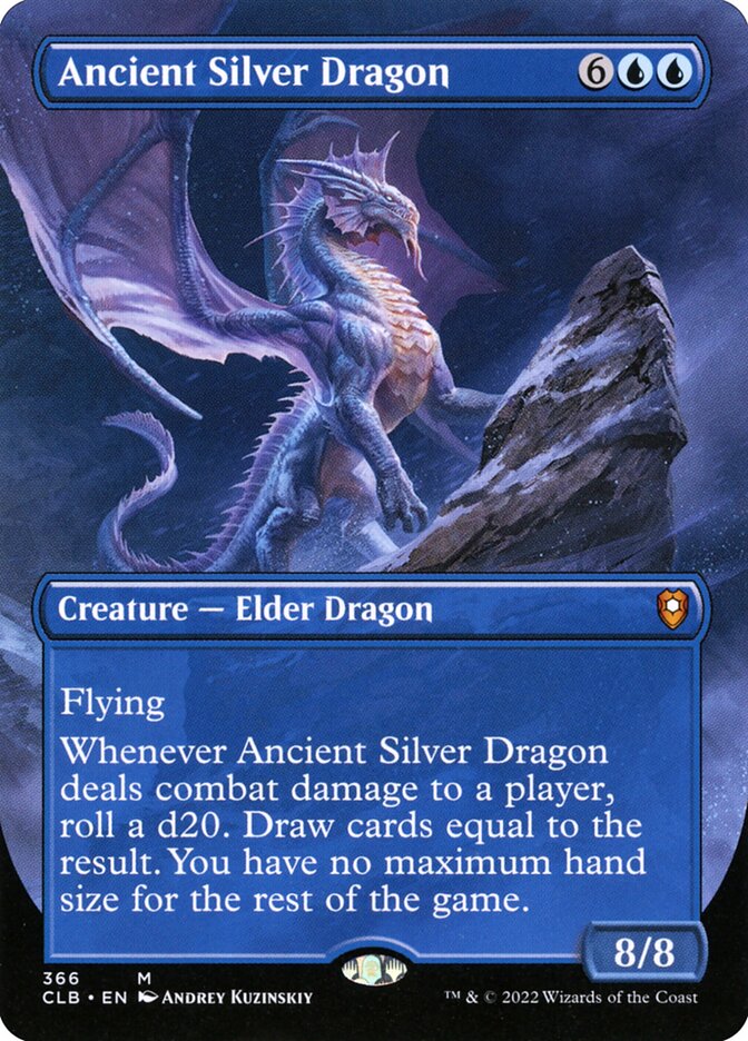 Ancient Silver Dragon (Commander Legends: Battle for Baldur's Gate #366)
