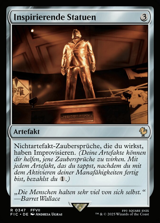 Inspirierende Statuen