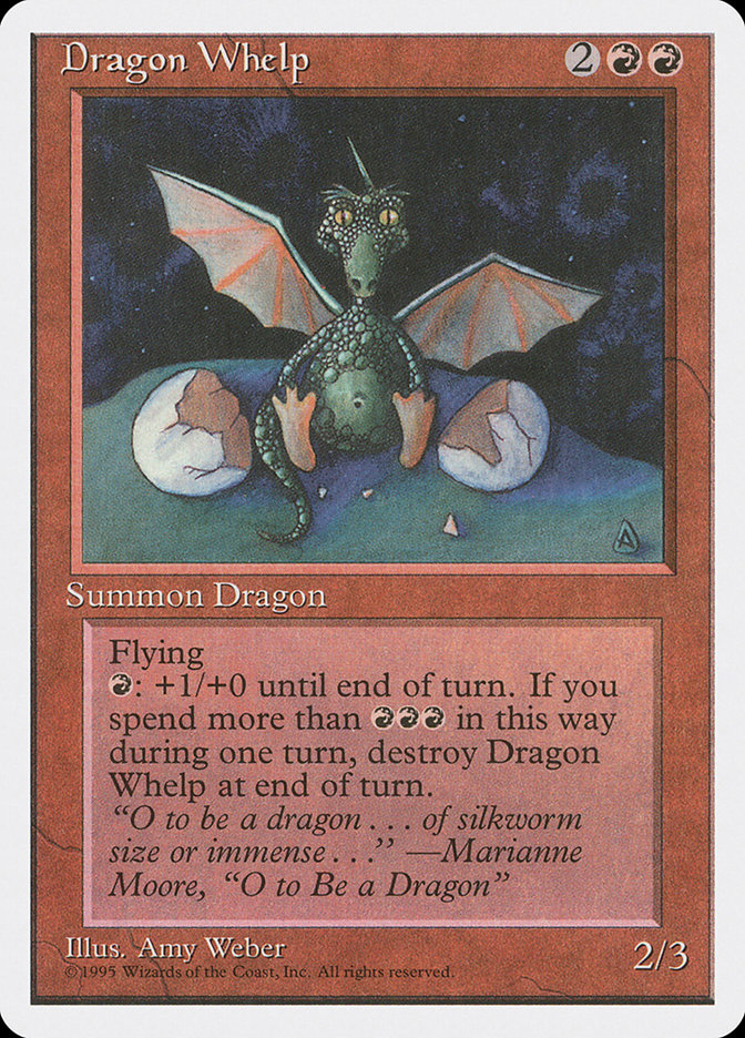Dragon Whelp (Fourth Edition #186)