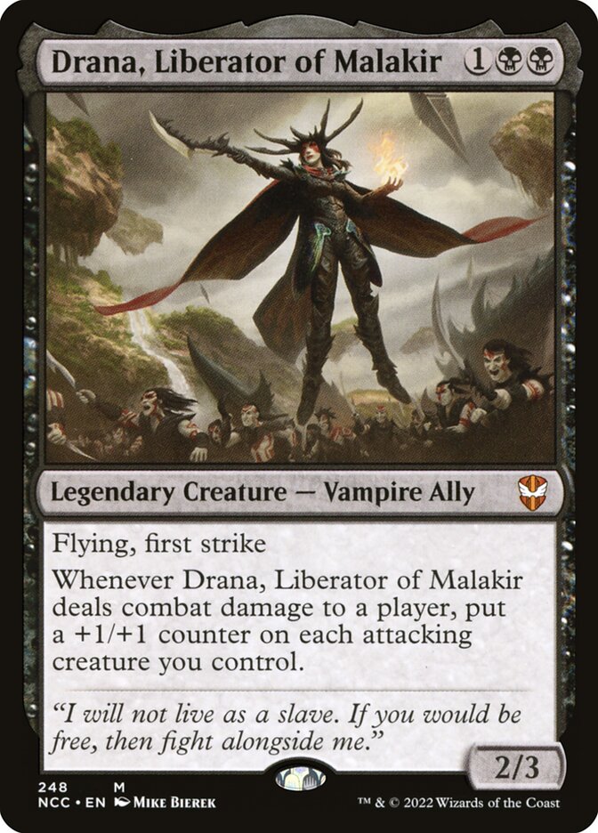 Drana, Liberator of Malakir (New Capenna Commander #248)