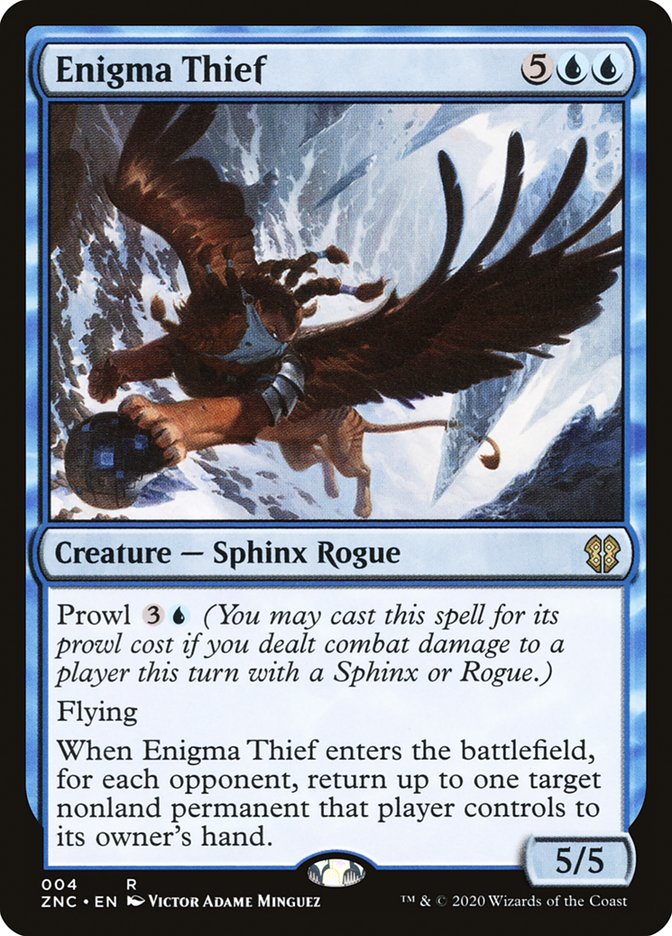 Enigma Thief · Zendikar Rising Commander (ZNC) #4 · Scryfall Magic