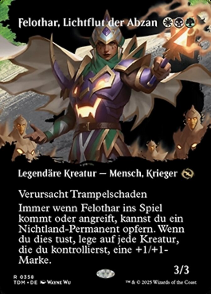 Felothar, Lichtflut der Abzan