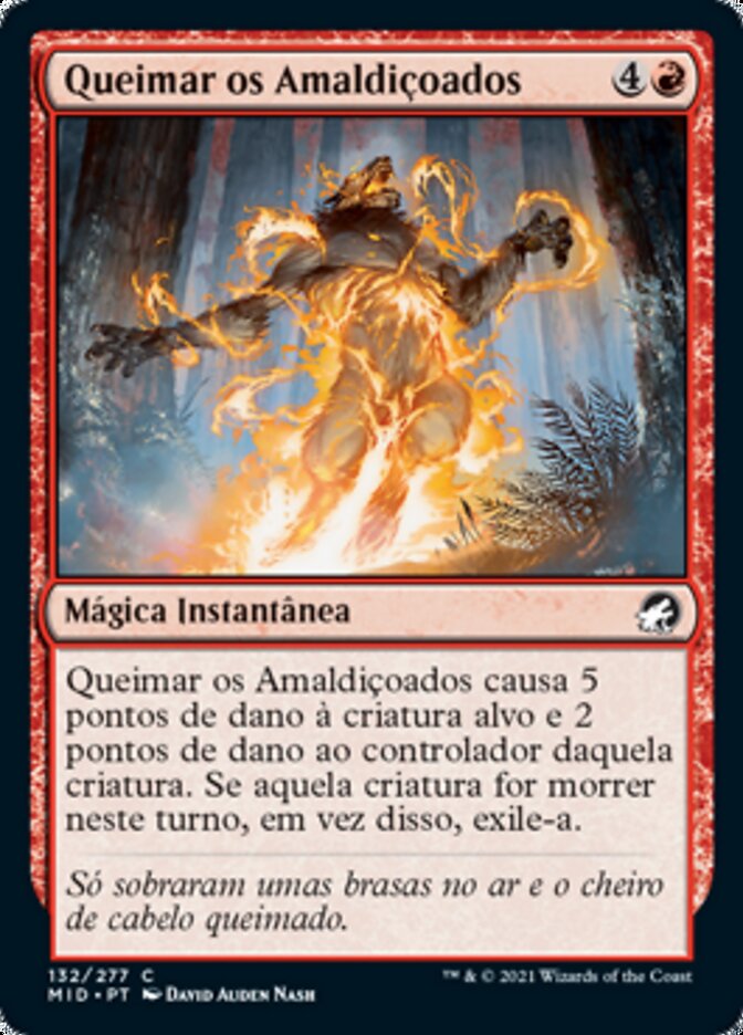 Burn the Accursed (Innistrad: Midnight Hunt #132)